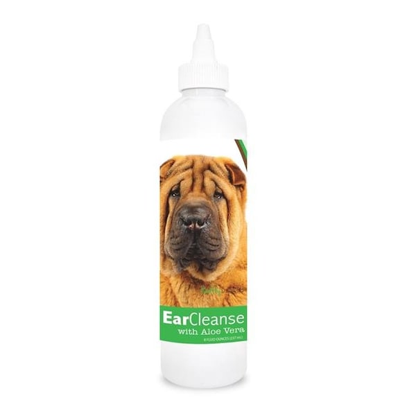 Healthy Breeds 840235105411 8 oz Chinese Shar Pei Ear Cleanse with Aloe Vera Cucumber Melon 840235105411 - main
